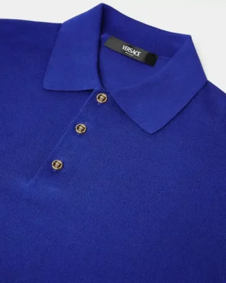 Silk-Cotton Knit Polo Silk-Cotton Knit Polo