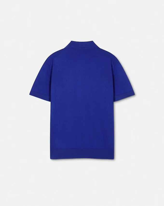 Silk-Cotton Knit Polo Silk-Cotton Knit Polo