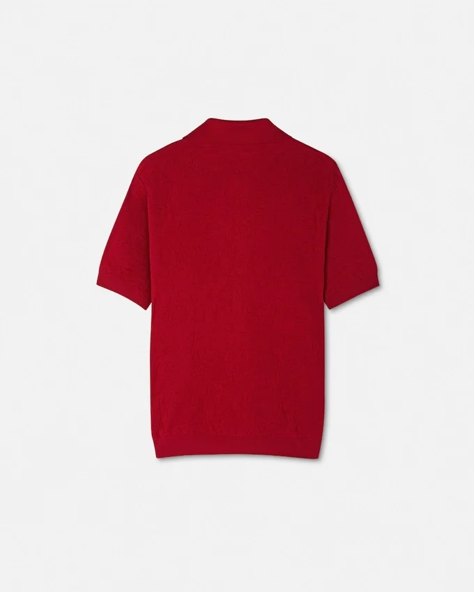 Silk-Cotton Knit Polo Silk-Cotton Knit Polo