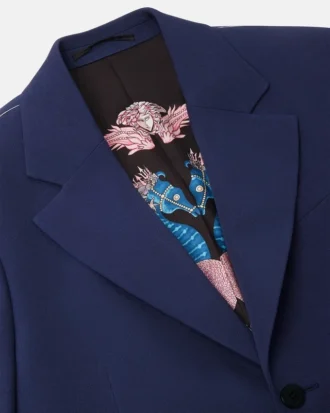 Single-Breasted Wool Blazer