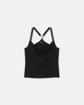 Stretch Crépe Jersey Gathered Top