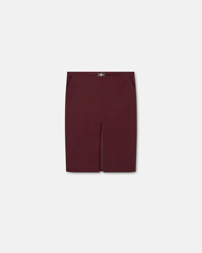 Stretch Gabardine Pencil Midi Skirt Stretch Gabardine Pencil Midi Skirt
