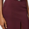 Stretch Gabardine Pencil Midi Skirt Stretch Gabardine Pencil Midi Skirt