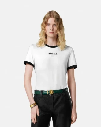 Stretch Viscose-Jersey T-Shirt