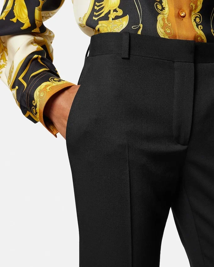 Stretch Wool-Gabardine Slim Pants Stretch Wool-Gabardine Slim Pants