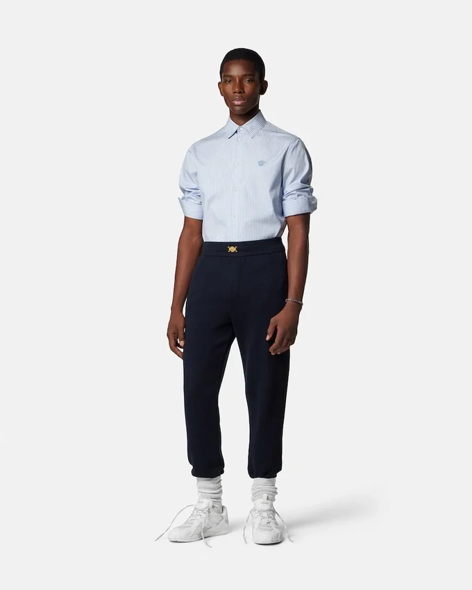 Striped Cotton-Poplin Slim Shirt Striped Cotton-Poplin Slim Shirt
