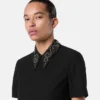 Studded Envers-Satin Top