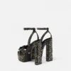 Studded Gianni Ribbon Sandals 140 mm Studded Gianni Ribbon Sandals 140 mm