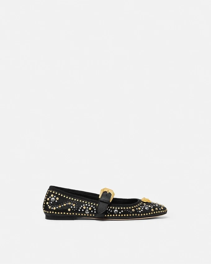 Studded La Medusa Ballerinas Studded La Medusa Ballerinas