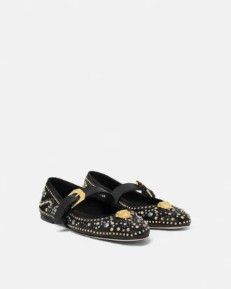 Studded La Medusa Ballerinas