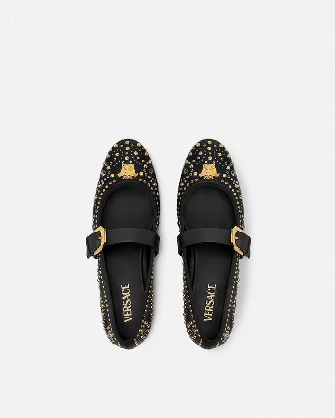 Studded La Medusa Ballerinas Studded La Medusa Ballerinas