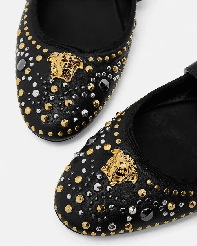 Studded La Medusa Ballerinas Studded La Medusa Ballerinas