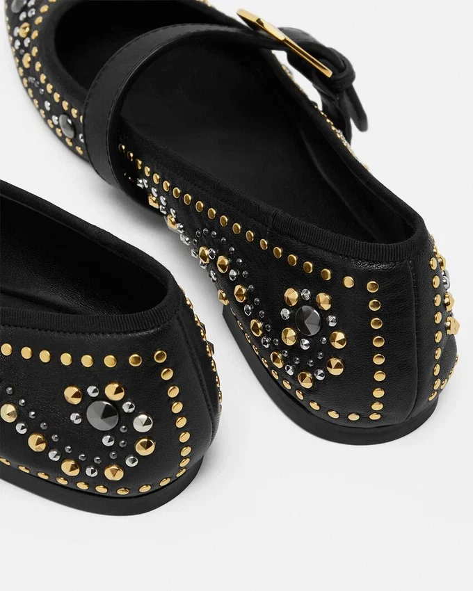 Studded La Medusa Ballerinas Studded La Medusa Ballerinas