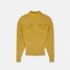 Studded Wool Knit Boxy Sweater Studded Wool Knit Boxy Sweater