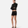 Studded Wool Mini Skirt Studded Wool Mini Skirt