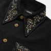 Studded Wool Overshirt Studded Wool Overshirt