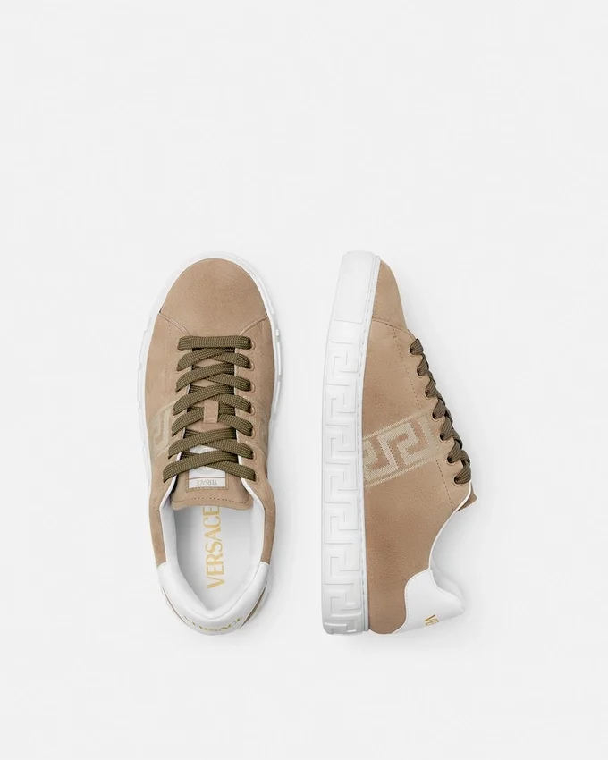 Suede Greca Sneakers Suede Greca Sneakers
