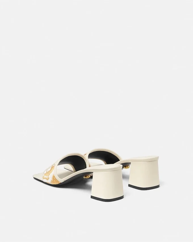 Theia Raffia Mules 55 mm Theia Raffia Mules 55 mm
