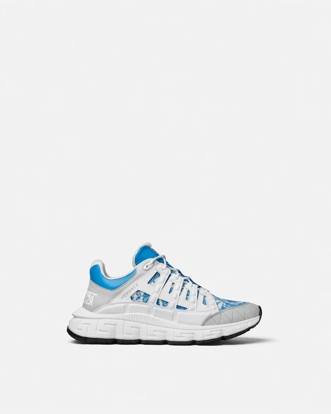 Trigreca Jacquard Leather Sneakers Trigreca Jacquard Leather Sneakers