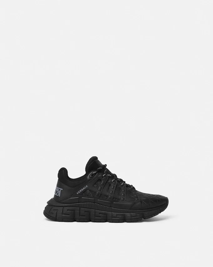 Trigreca Jacquard Leather Sneakers Trigreca Jacquard Leather Sneakers