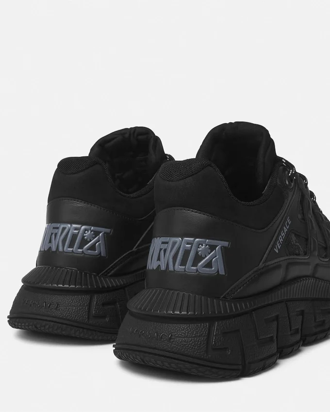 Trigreca Jacquard Leather Sneakers Trigreca Jacquard Leather Sneakers