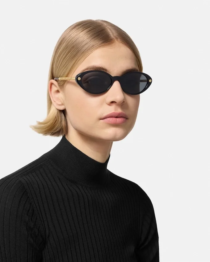 Tubular Greca Oval Sunglasses Tubular Greca Oval Sunglasses