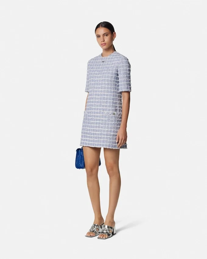 Tweed A-line Mini Dress Tweed A-line Mini Dress