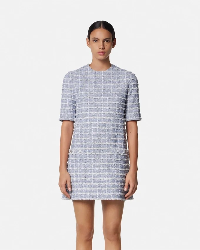 Tweed A-line Mini Dress Tweed A-line Mini Dress