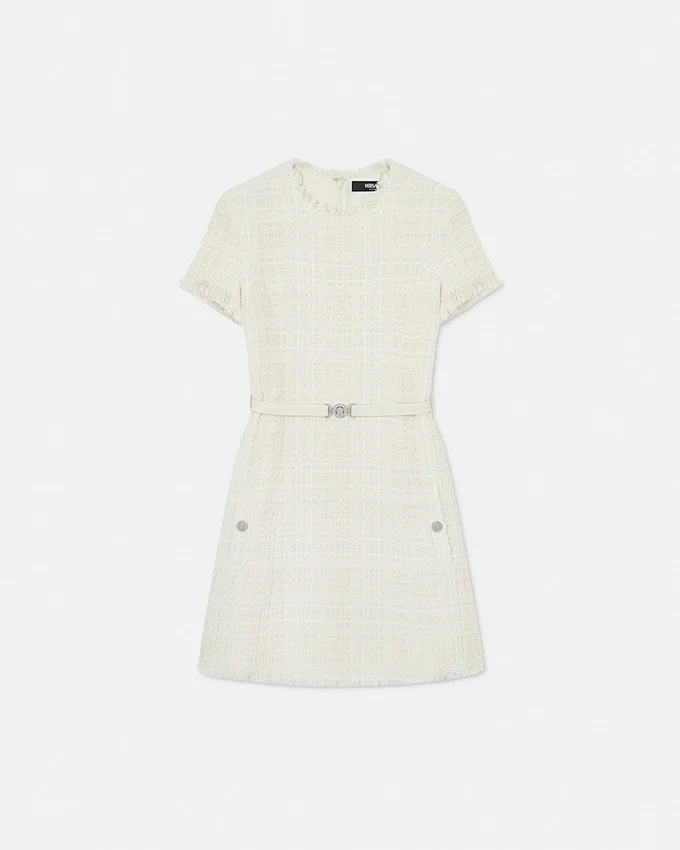 Tweed Cotton Mini Dress Tweed Cotton Mini Dress