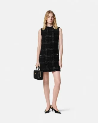 Tweed Cotton Mini Dress