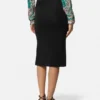 Underwater Barocco Draped Midi Skirt Underwater Barocco Draped Midi Skirt
