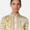 Underwater Barocco Fitted Midi Shirt Dress Underwater Barocco Fitted Midi Shirt Dress