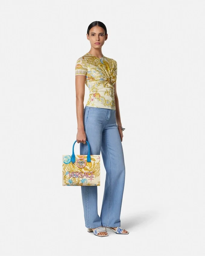 Underwater Barocco La Medusa Small Tote Bag Underwater Barocco La Medusa Small Tote Bag