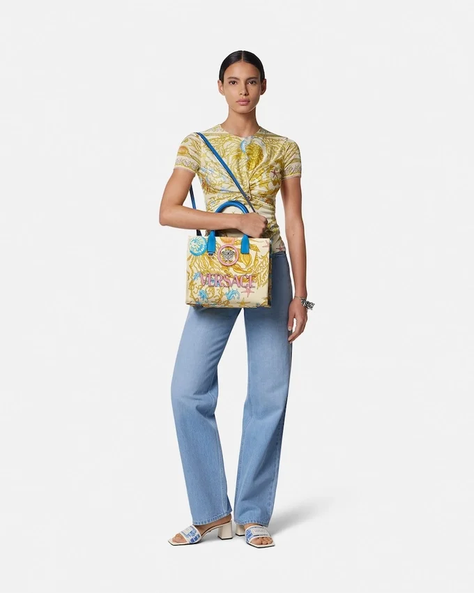 Underwater Barocco La Medusa Small Tote Bag Underwater Barocco La Medusa Small Tote Bag
