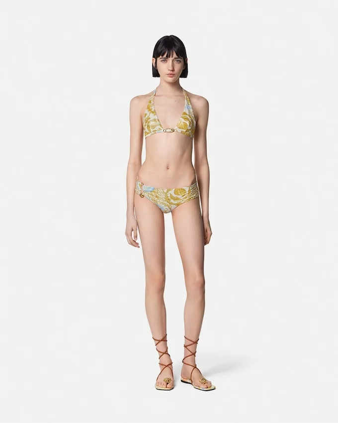 Underwater Barocco Metallic Bikini Bottoms Underwater Barocco Metallic Bikini Bottoms