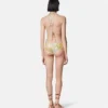 Underwater Barocco Metallic Bikini Top