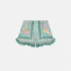 Underwater Barocco Ruffled Silk Kids Shorts Underwater Barocco Ruffled Silk Kids Shorts
