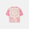 Underwater Barocco Safety Pin Crop T-Shirt Underwater Barocco Safety Pin Crop T-Shirt