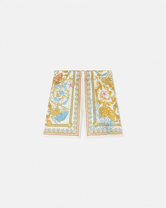Underwater Barocco Silk Kids Shorts Underwater Barocco Silk Kids Shorts