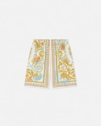 Underwater Barocco Silk Kids Shorts
