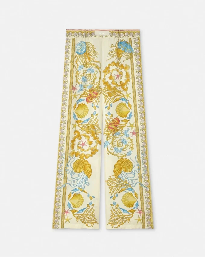 Underwater Barocco Silk Pants Underwater Barocco Silk Pants