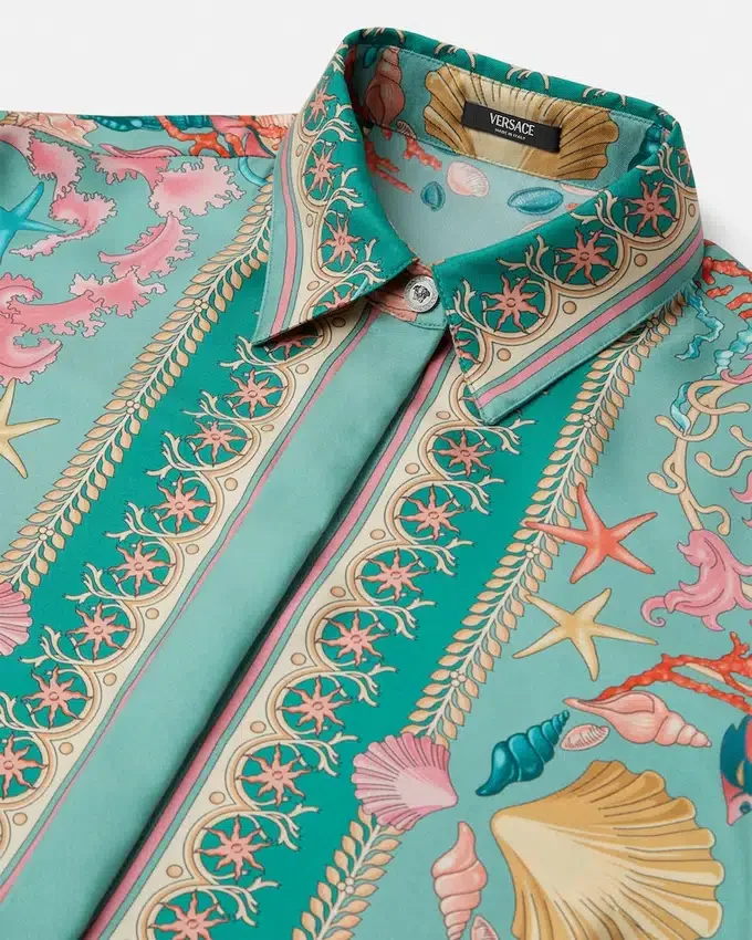 Underwater Barocco Silk Shirt Underwater Barocco Silk Shirt