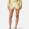 Underwater Barocco Silk Shorts