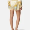 Underwater Barocco Silk Shorts