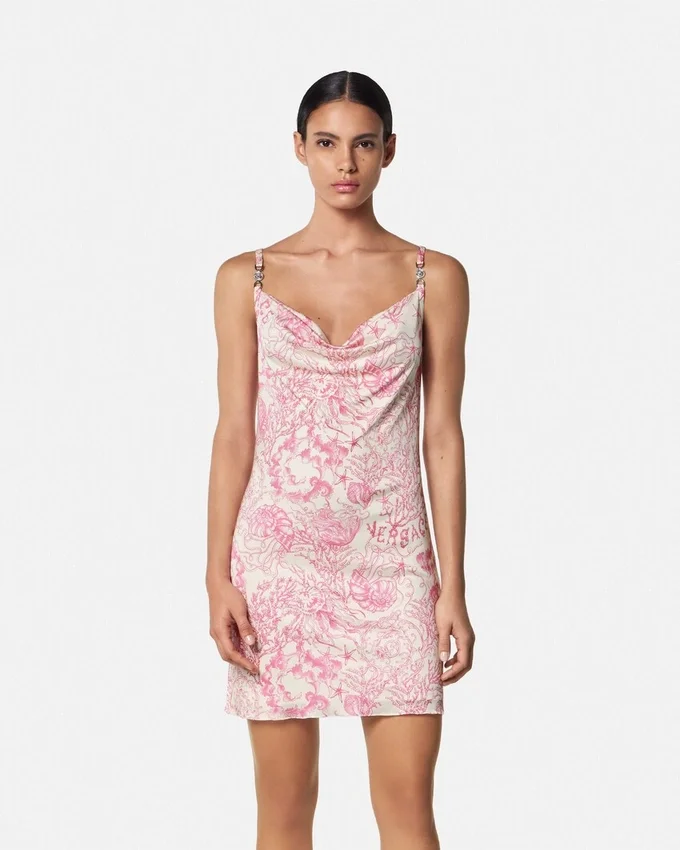 Underwater Barocco Slip Mini Dress Underwater Barocco Slip Mini Dress