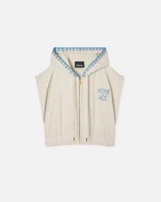 Underwater Barocco Towel Zip Hoodie