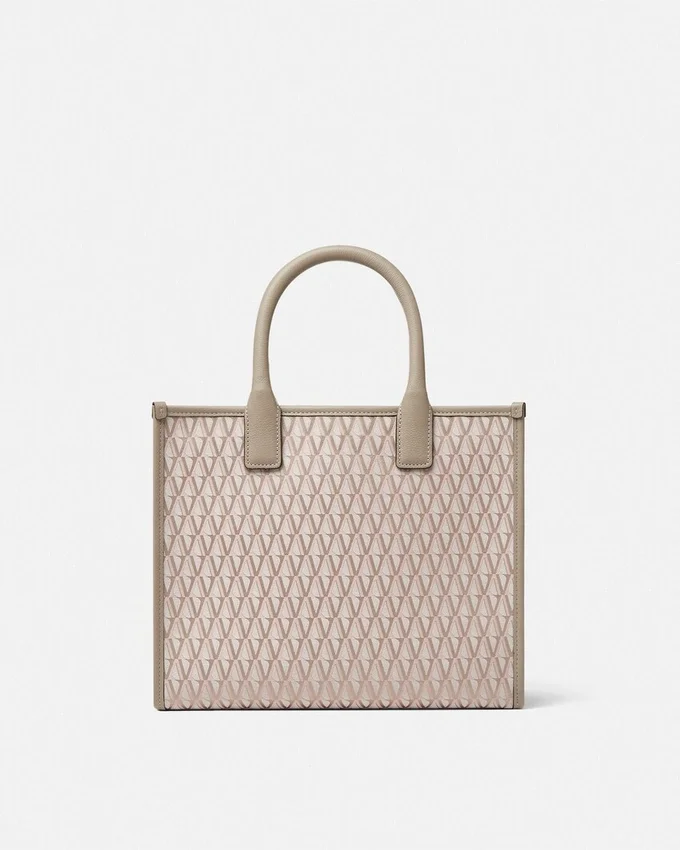 V Allover La Medusa Small Tote Bag V Allover La Medusa Small Tote Bag