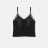 V Allover Silk Slip Camisole