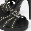 V Embellished Leather Sandals 120 mm V Embellished Leather Sandals 120 mm