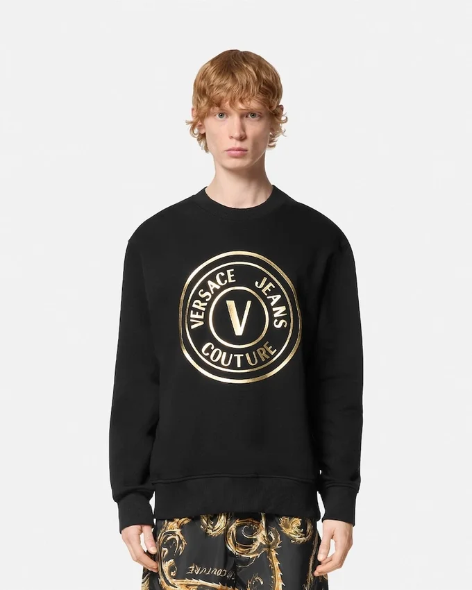 V-Emblem Relaxed-Fit Sweatshirt V-Emblem Relaxed-Fit Sweatshirt